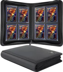 Lightweight Toploader Card Storage Binder: Holds 128+ Cards with Easy Access - Image 3