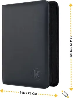 Lightweight Toploader Card Storage Binder: Holds 128+ Cards with Easy Access - Image 4