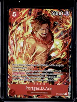 2026 One Piece Illustration Box Volume 5 Portgas D Ace #ST15-005 - Image 1