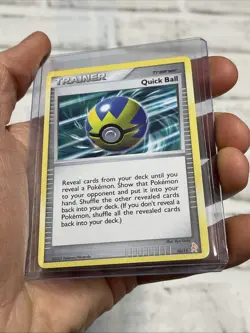 Pokemon Quick Ball 10/11 NM Near Mint Promo 2007 TCG Nintendo Trainer Card - Image 2