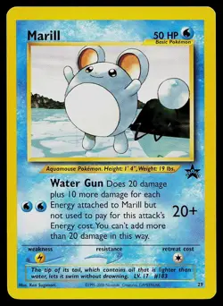 Pokemon Card - Marill Wotc Black Star Promo 29 Promo - Image 1