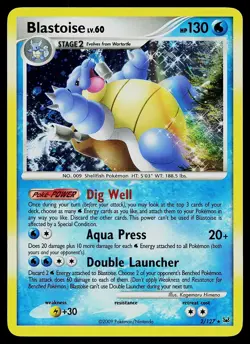 Pokemon Card - Blastoise Platinum 2/127 Holo Rare - Image 1