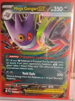 Mega Gengar Ex 056/094 Phantasmal Flames Stage 2 Pokemon Cards Mint Ultra Rare - Image 1