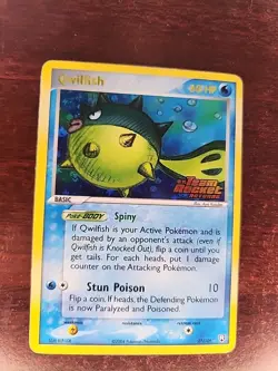 Quilfish Holo Ex Team Rocket Returns Pokemon Card WOTC - Image 1