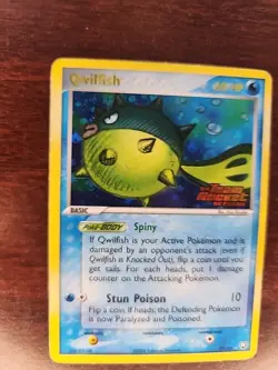Quilfish Holo Ex Team Rocket Returns Pokemon Card WOTC - Image 2
