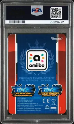 Shadow Mewtwo Pokken Tournament Amiibo Card PSA Graded MINT 9 Pokemon TCG - Image 2