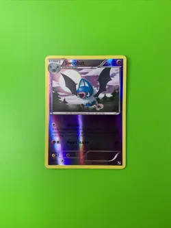 Swoobat 51/114 Black & White Reverse Holo Pokemon Card LP+ - Image 1
