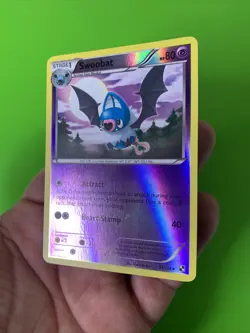 Swoobat 51/114 Black & White Reverse Holo Pokemon Card LP+ - Image 4