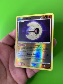 Lunatone 76/106 Great Encounters Reverse Holo Pokemon Card LP+ - Image 3
