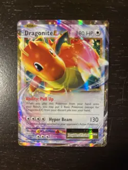 Pokemon Dragonite EX 72/108 XY Evolutions Holo Pokemon Card TCG MP - Image 1