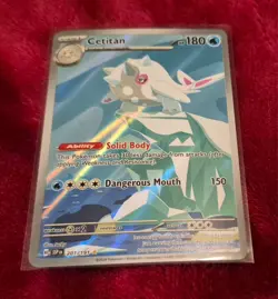 Cetitan 201/191 Surging Sparks Illustration Rare Scarlet & Violet Pokemon Card - Image 1