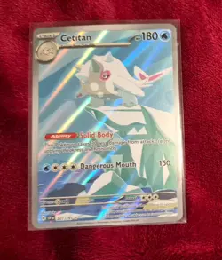Cetitan 201/191 Surging Sparks Illustration Rare Scarlet & Violet Pokemon Card - Image 2