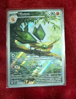 Vibrava 206/191 Surging Sparks Illustration Rare Scarlet & Violet Pokemon Card - Image 1