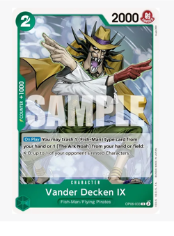 Vander Decken IX OP06-033 One Piece Card Game - Image 1