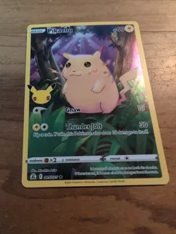 Pikachu Full Art From Celebrations 005/025. Near Mint Card. - Image 1