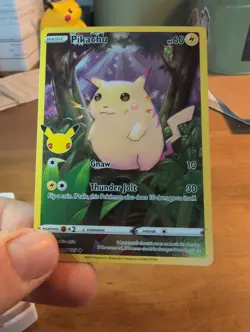 Pikachu Full Art From Celebrations 005/025. Near Mint Card. - Image 5