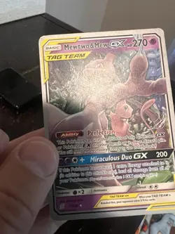 Pokemon 2019 TCG Mewtwo & Mew GX Tag Team Card 71/236 World Championships LP - Image 3