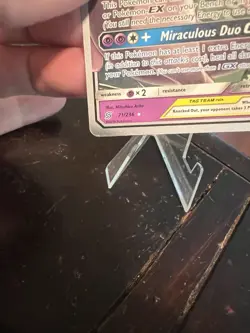 Pokemon 2019 TCG Mewtwo & Mew GX Tag Team Card 71/236 World Championships LP - Image 4
