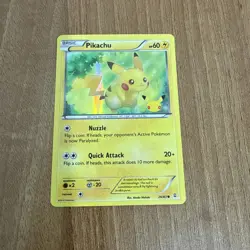 Pikachu 26/83 Generations Promo 20th Anniversary Pokemon Card TCG - Image 1