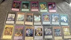 Lot 20 Yu-Gi-Oh 1st Edition 1996-2020 Powerful Magician Hero All Holos Card Set - Image 1