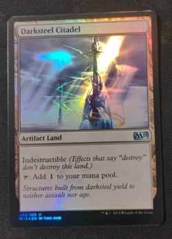 MTG: Darksteel Citadel FOIL!! CORE SET M15!! NM!! Magic the Gathering!! - Image 1