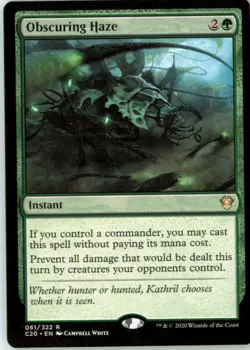 Obscuring Haze 61 Rare Commander 2020 Near Mint - Image 2