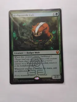 Badgermole Cub TLA Foil Holo Common Eng #0167 Green Creature 2/2 - Image 1