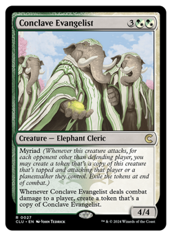 MTG - 1 x Conclave Evangelist - Rare - Ravnica: Cluedo Edition (CLU) - M/NM - Image 1
