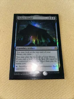 1x NM Foil Bolas's Citadel Draft Weekend Promo MTG War of the Spark NM- - Image 1