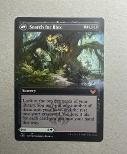 MTG Blex, Vexing Pest Search for Blex Extended Art [Strixhaven] NM - Image 2