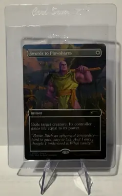 Magic the Gathering PSA Magazine Promo Swords to Plowshares Thanos Sealed - Image 1