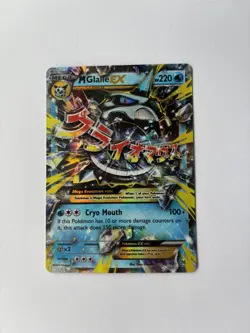Pokemon TCG Mega Glalie EX Ultra Rare Card Breakthrough 35/162 NM Condition - Image 1