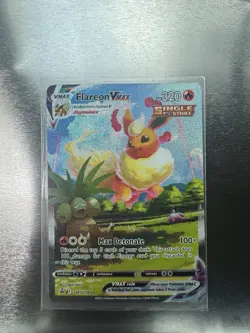 Flareon VMAX SWSH180 Black Star Promo Foil Holo Pokemon Card Standard Size NM/M - Image 1