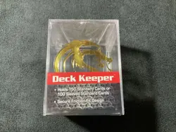 BCW Deck Keeper 100-150 Gaming Card Clear Plastic Friction Fit Storage Box - Image 2
