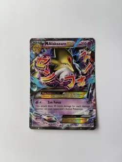 Pokemon TCG M Mega Alakazam EX Card 26/124 Fates Collide - Image 1