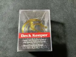 BCW Deck Keeper 100-150 Gaming Card Clear Plastic Friction Fit Storage Box - Image 1