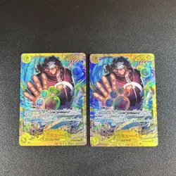 One Piece Card Game OP12-119 Sec Bartholomew Bear Set Used Japan - Image 1