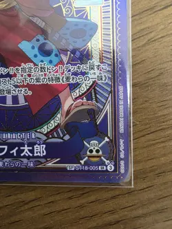One Piece Card Game God Speed Fist Luffy Taro SP Japan - Image 4