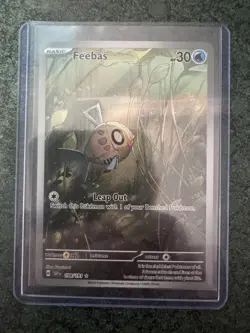 Pokemon TCG Feebas 198/191 Surging Sparks Illustration Rare Holo Card - Image 2