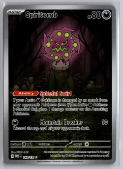 Spiritomb 148/132 Ultra Rare Mega Evolution NM Pokemon Card - Image 1