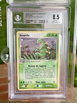 ~ESP~ SPANISH BGS 8.5 Sceptile 11/109 Holo EX Ruby Sapphire Pokemon Card - Image 1