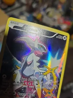 Pokemon Arceus XY116 Black Star Promo Full Art Holo Card 2016 PokemonGenerations - Image 3