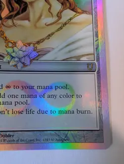MTG Mox Lotus Alternate Foil Unhinged Card 124/140 - Image 2