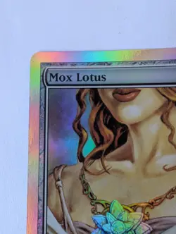 MTG Mox Lotus Alternate Foil Unhinged Card 124/140 - Image 4