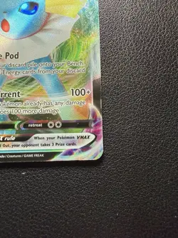 2021 Pokemon SWSH07 #030/203- Vaporeon VMAX - Ultra Rare - Image 4