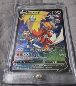 Pokemon TCG Blaziken V TG14/TG30 SWSH12: Silver Tempest Trainer Gallery Mint! - Image 1