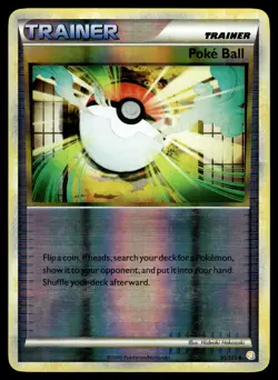 Poke Ball 95/123 HeartGold & SoulSilver Reverse Holo Uncommon Pokemon - Image 1