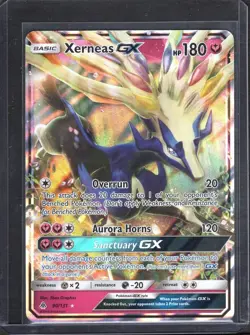 Xerneas GX 90/131 Forbidden Light Pokemon Card - NM/VLP - Pokemon TCG - Image 1