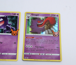 HOLO Pokemon GENGAR GASTLY HAUNTER Halloween EVOLUTION SET 2021 Chilling Reign - Image 3