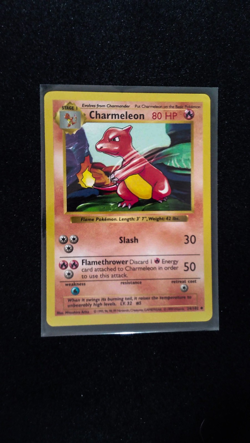 Pokemon Charmeleon Shadowless 24/102 Base Set Uncommon NM - Image 1
